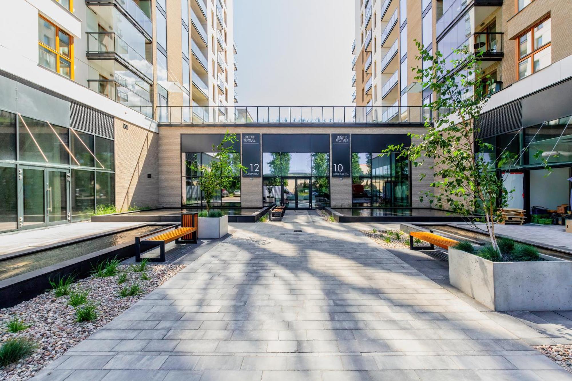 Apartament Z Widokiem Na Morze Obok Parku Millenium W Gdansku By Noclegi Renters Esterno foto