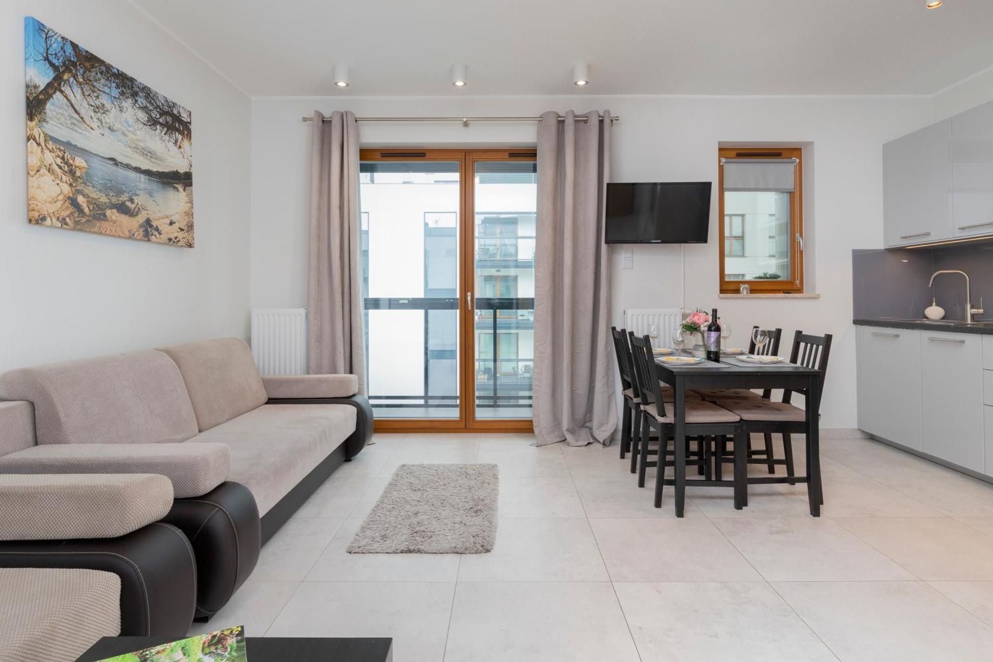 Apartament Z Widokiem Na Morze Obok Parku Millenium W Gdansku By Noclegi Renters Esterno foto